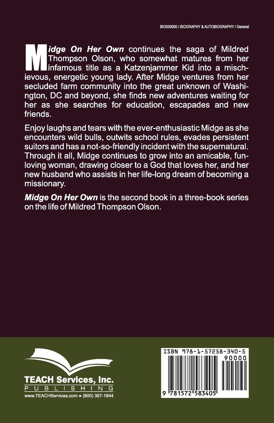 Rückseitencover Midge on Her Own