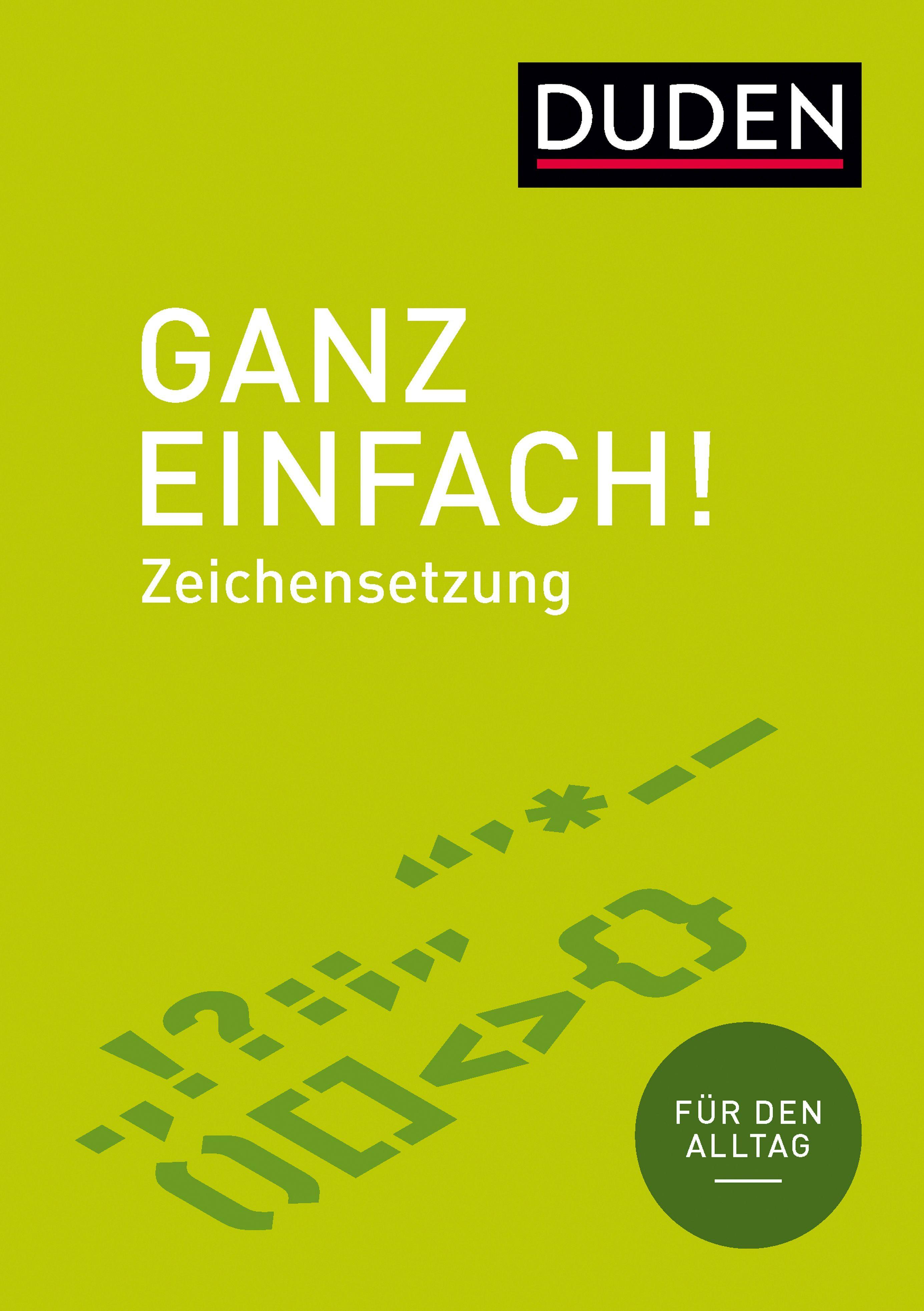 Vorderes Coverbild Ganz einfach! Zeichensetzung