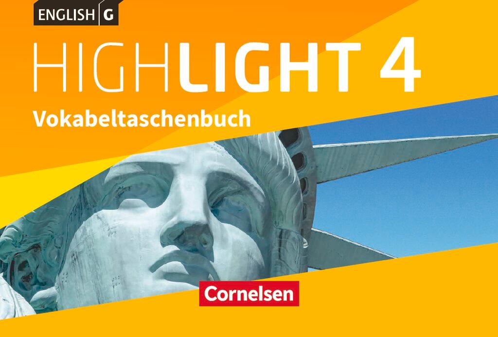 Vorderes Coverbild English G Highlight  Band 4: 8. Schuljahr - Hauptschule - Vokabeltaschenbuch