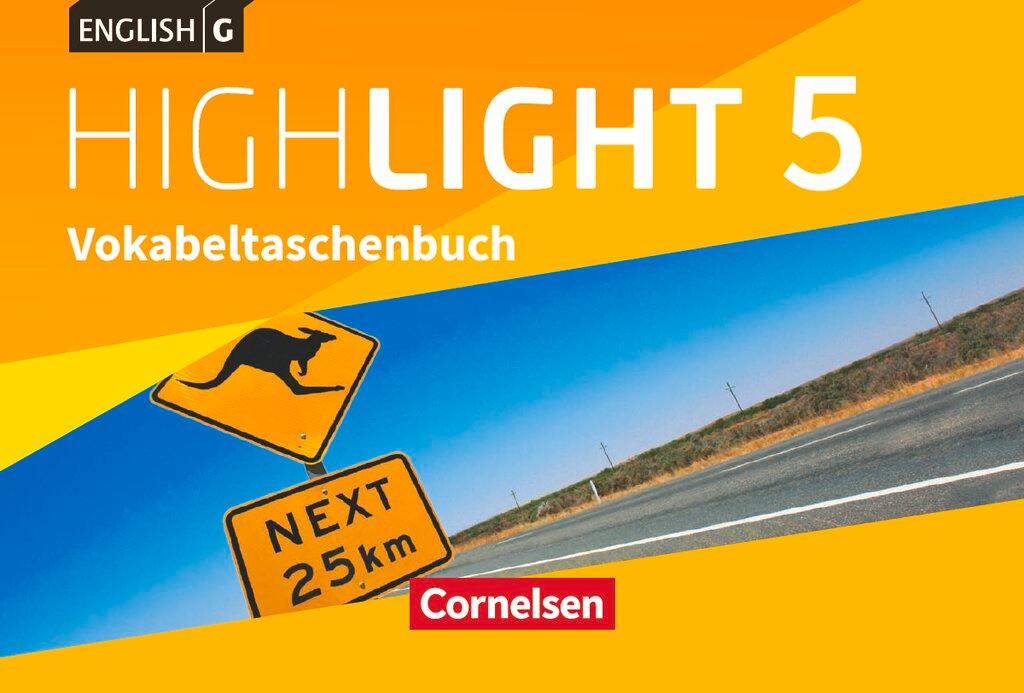 Vorderes Coverbild English G Highlight Band 5: 9. Schuljahr- Hauptschule - Vokabeltaschenbuch