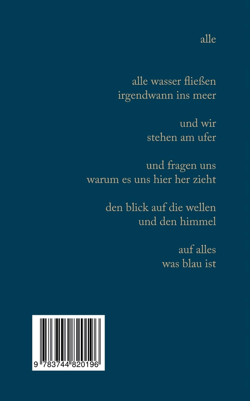 Rückseitencover Blautöne