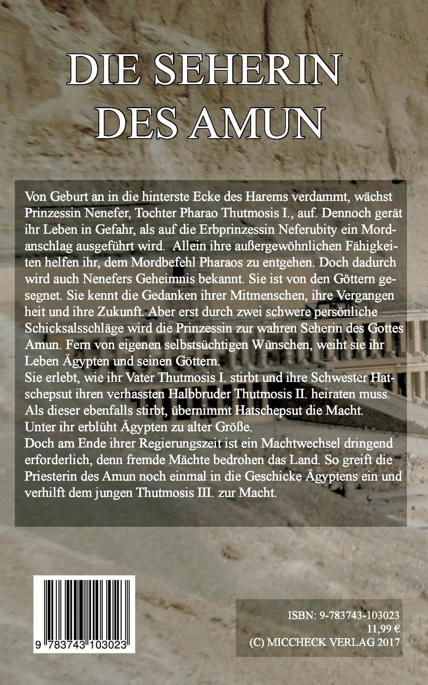 Rückseitencover Die Seherin des Amun