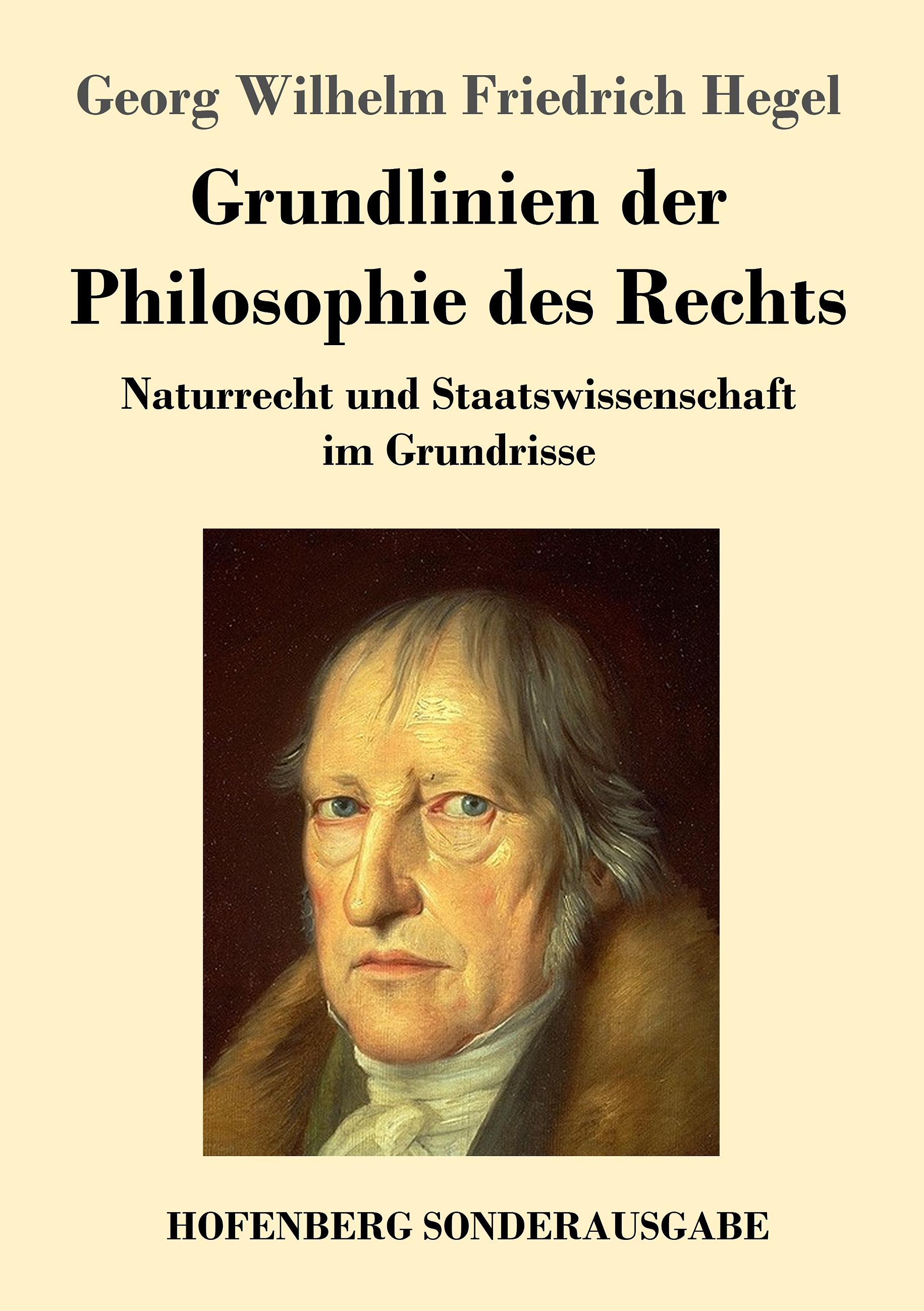Vorderes Coverbild Grundlinien der Philosophie des Rechts