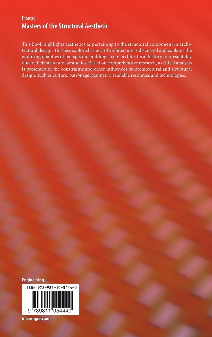 Rückseitencover Masters of the Structural Aesthetic