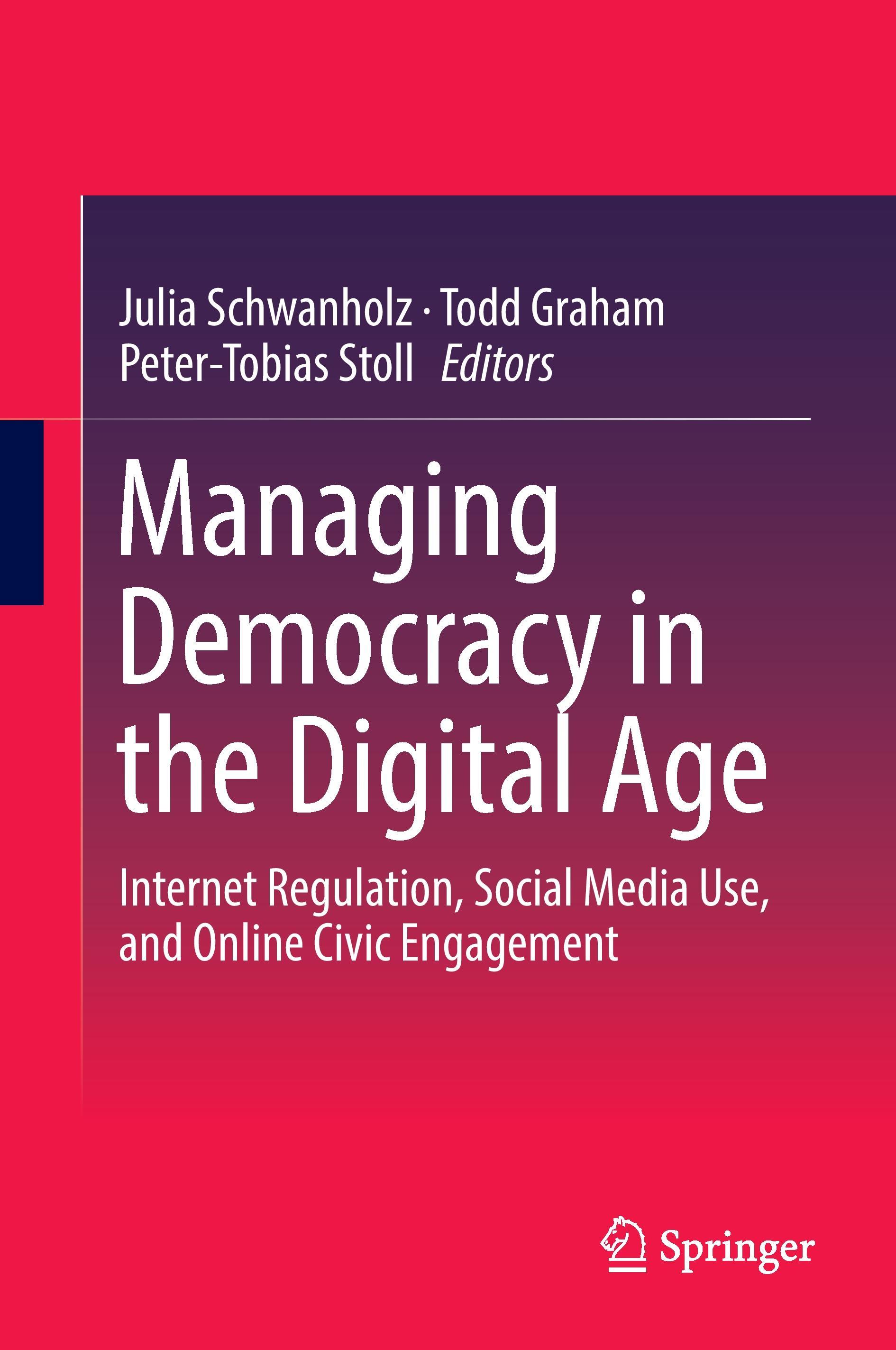 Vorderes Coverbild Managing Democracy in the Digital Age