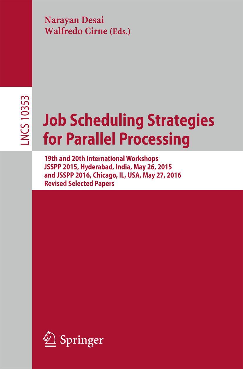 Vorderes Coverbild Job Scheduling Strategies for Parallel Processing