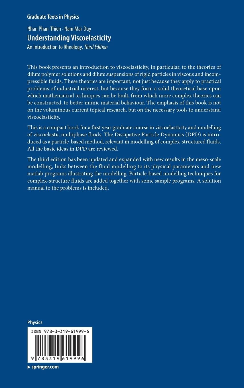 Rückseitencover Understanding Viscoelasticity