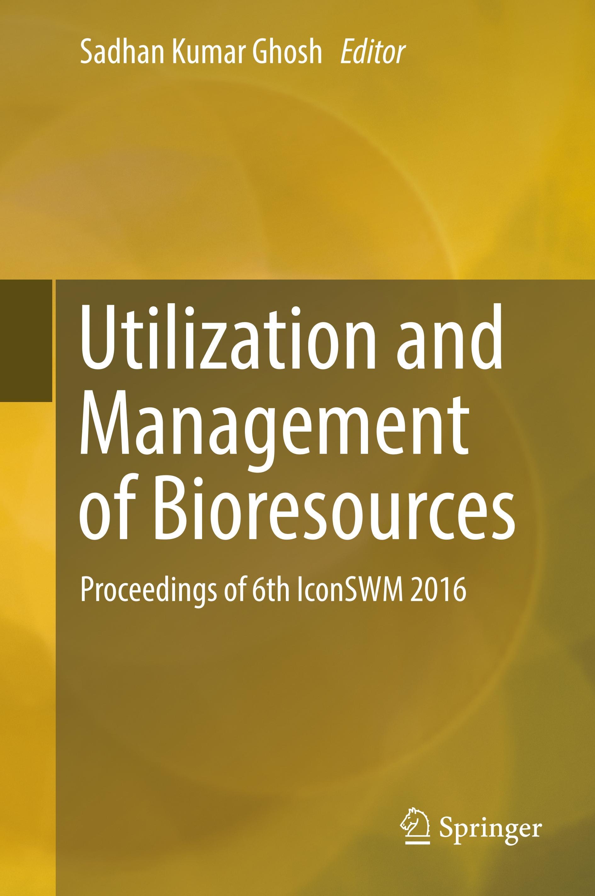 Vorderes Coverbild Utilization and Management of Bioresources