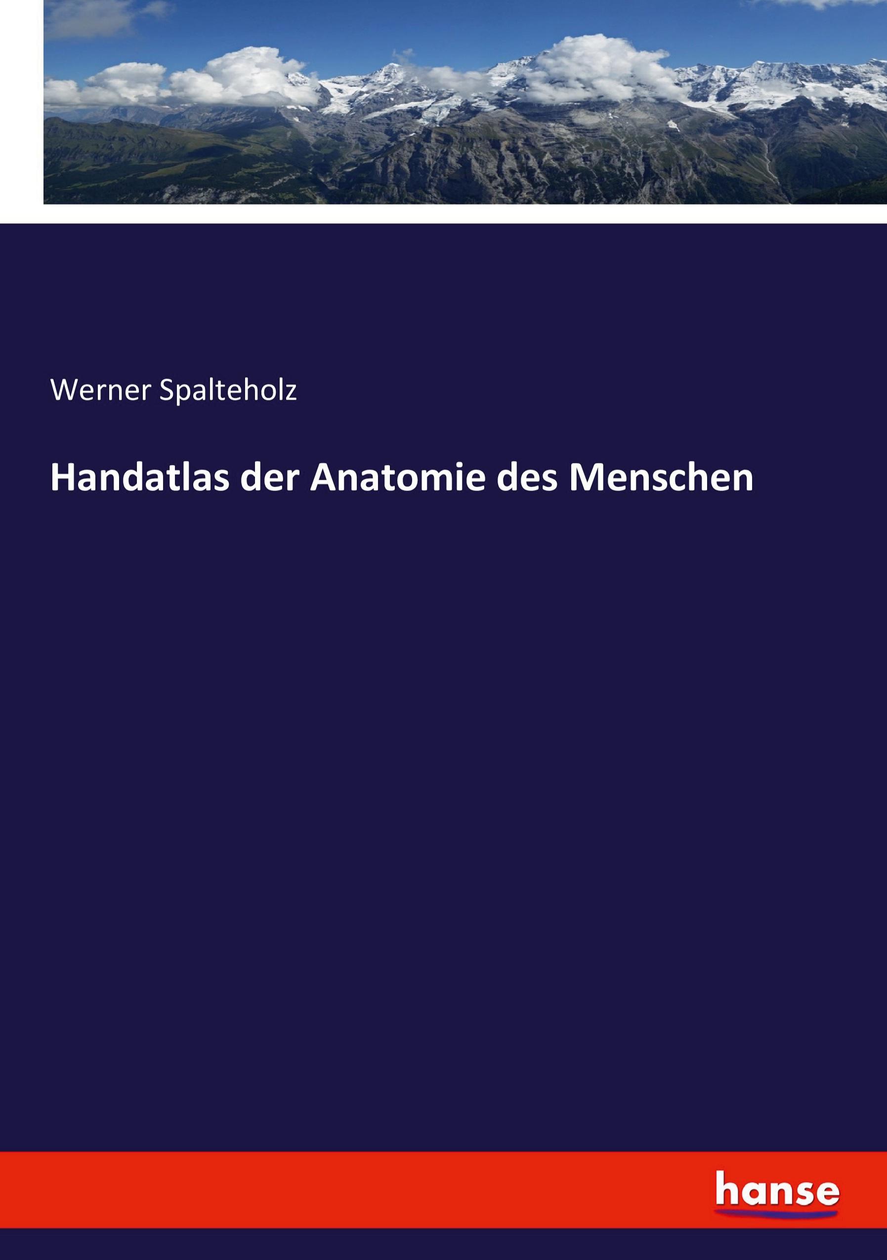 Vorderes Coverbild Handatlas der Anatomie des Menschen