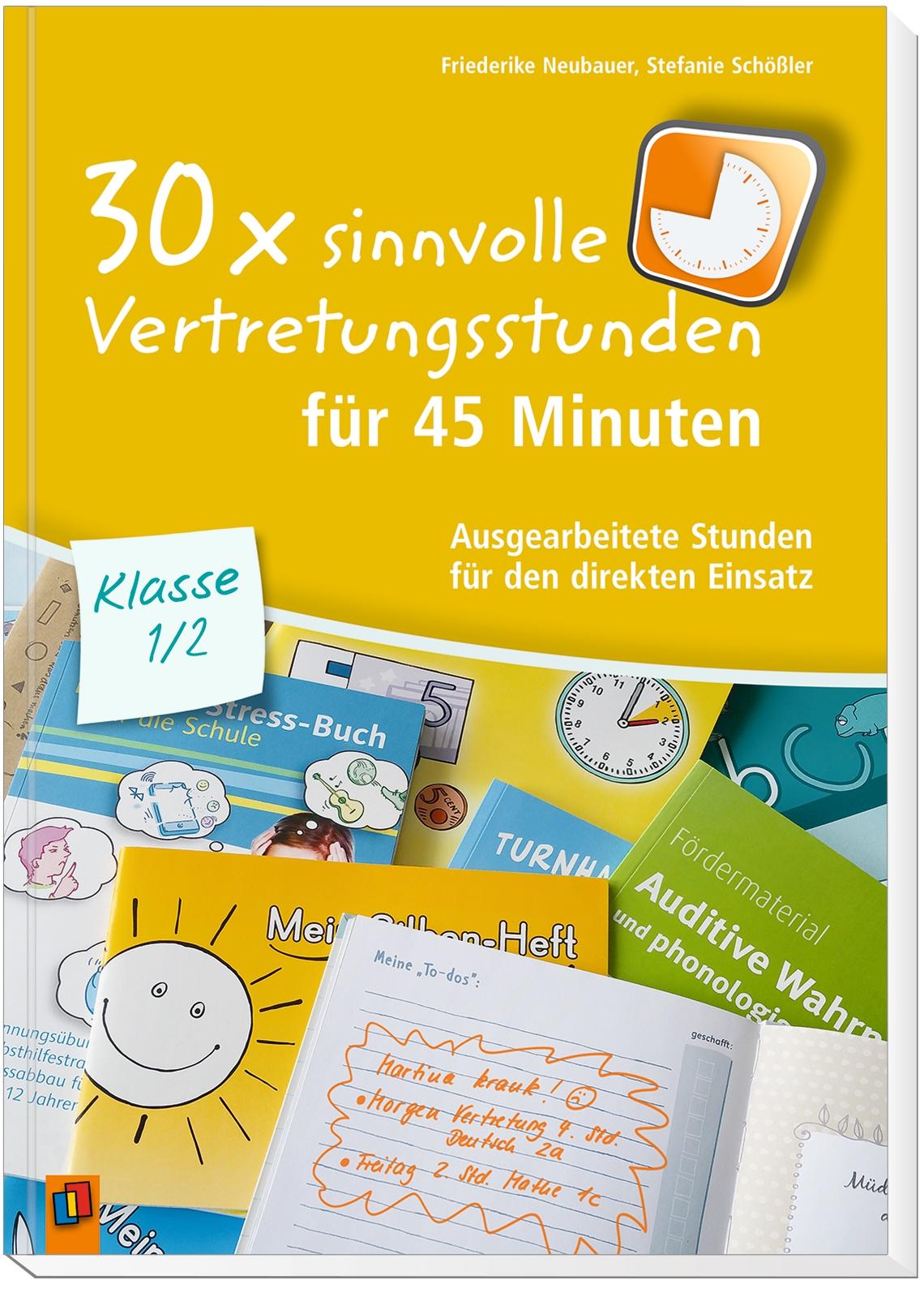 Beispielinhalt (Bild) 30 x sinnvolle Vertretungsstunden für 45 Minuten - Klasse 1/2