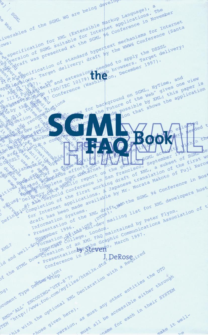Vorderes Coverbild The SGML FAQ Book