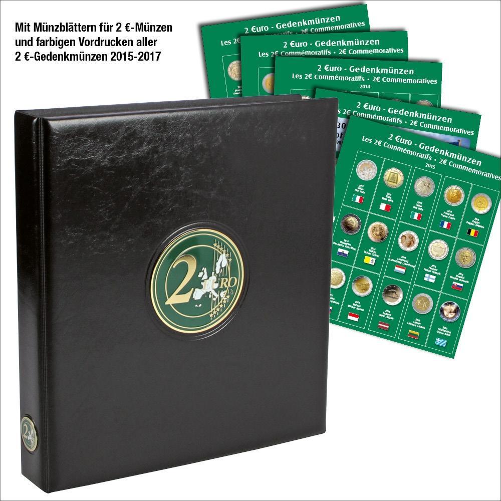 Vorderes Coverbild Münzensammelalbum für die 2 Euro Münzen Europa ab 2015