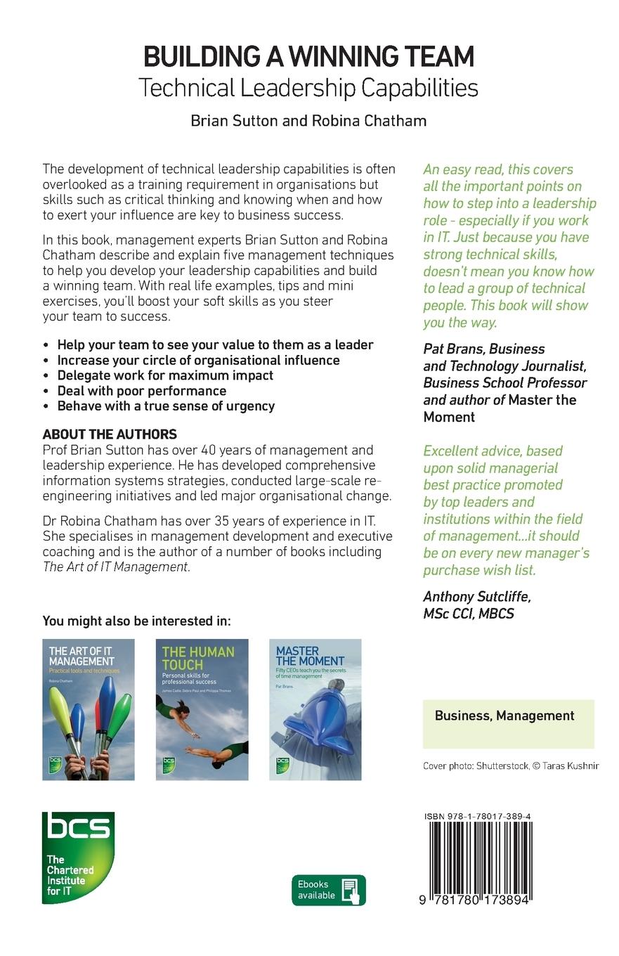 Rückseitencover Building A Winning Team