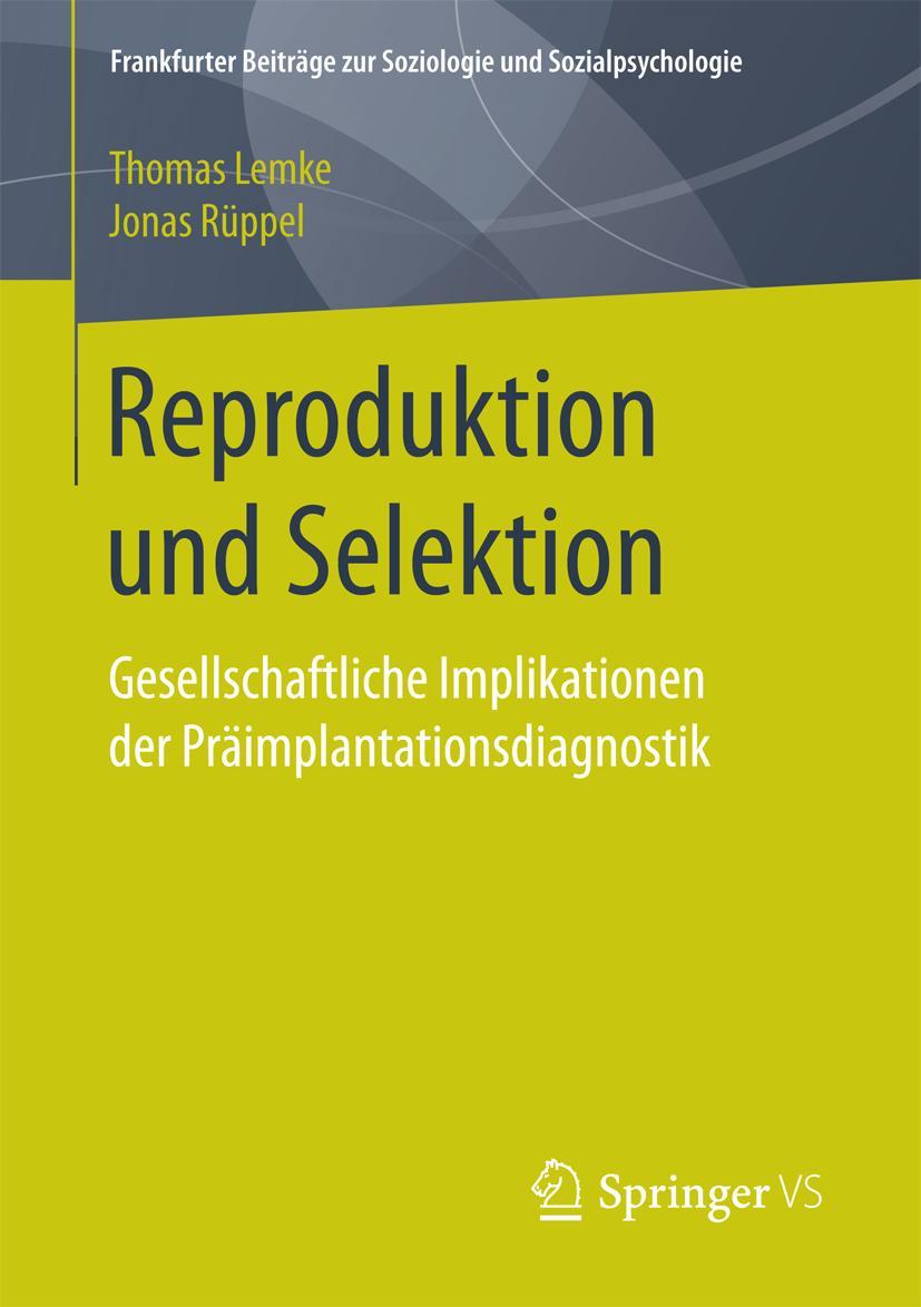 Vorderes Coverbild Reproduktion und Selektion