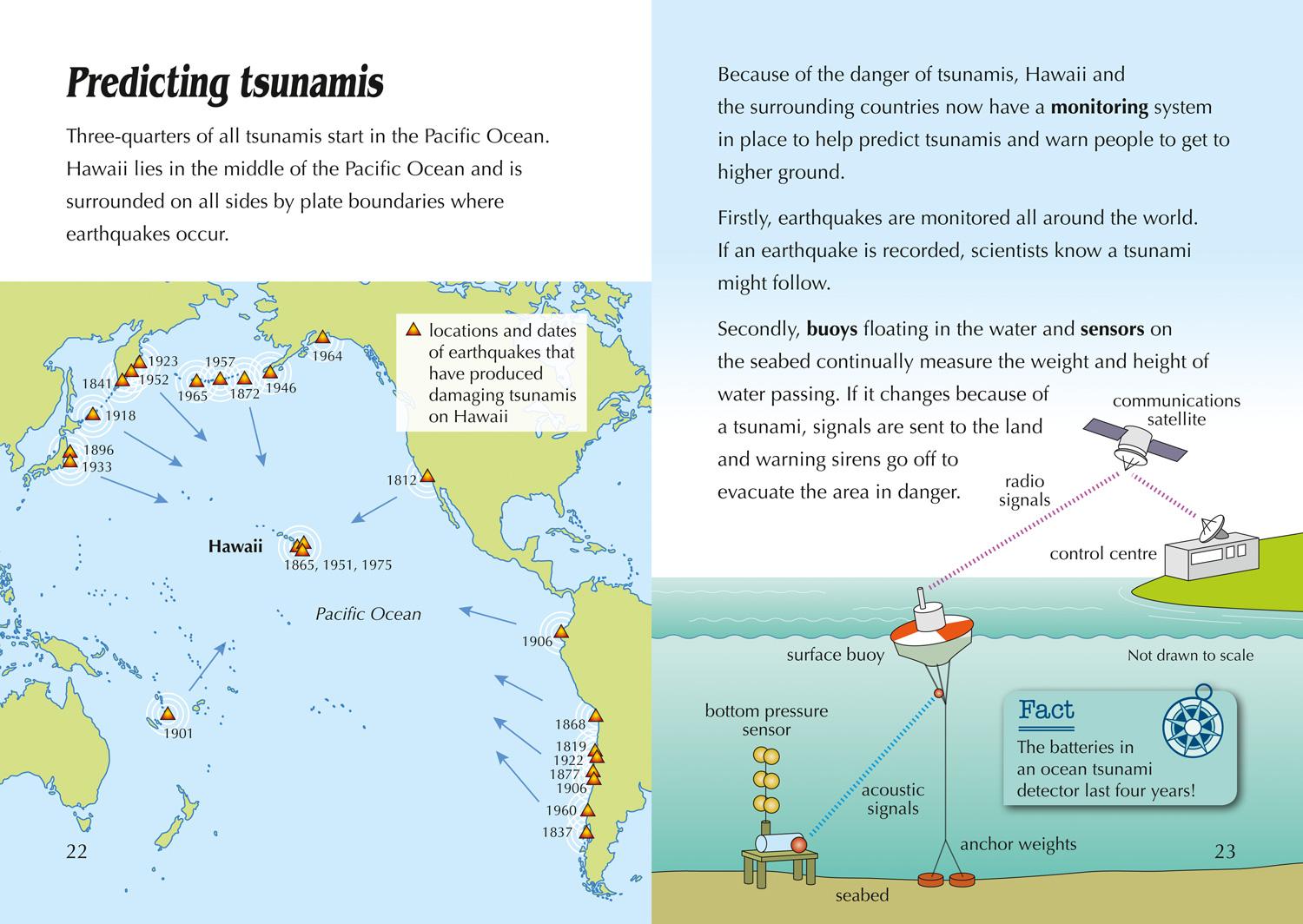 Beispielinhalt (Bild) Collins Big Cat - Tsunamis