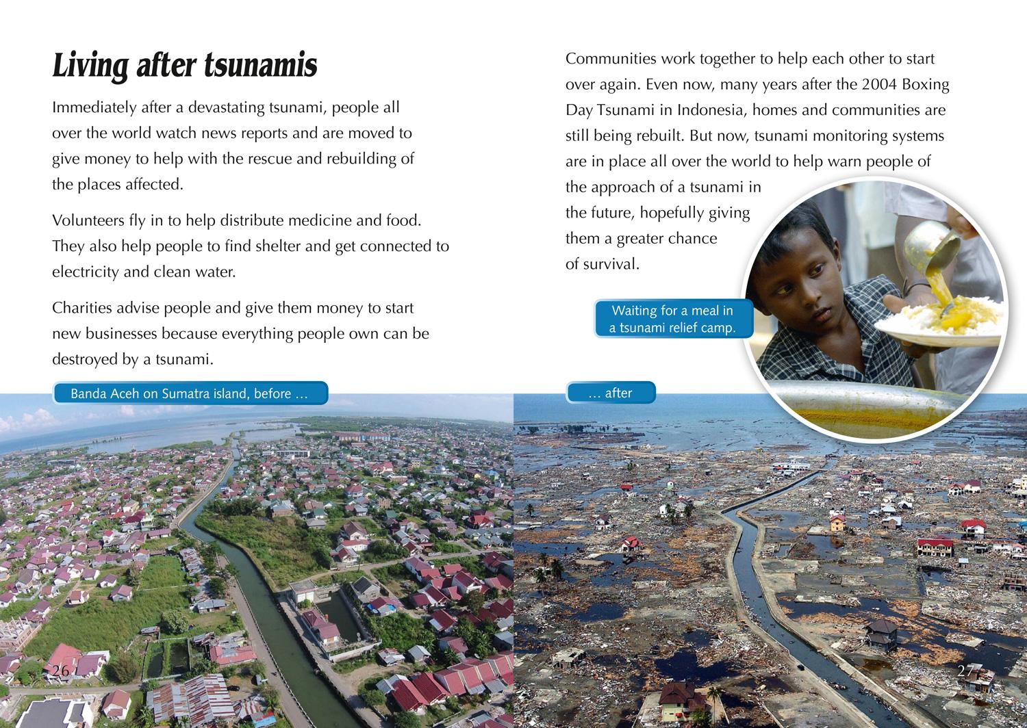 Beispielinhalt (Bild) Collins Big Cat - Tsunamis