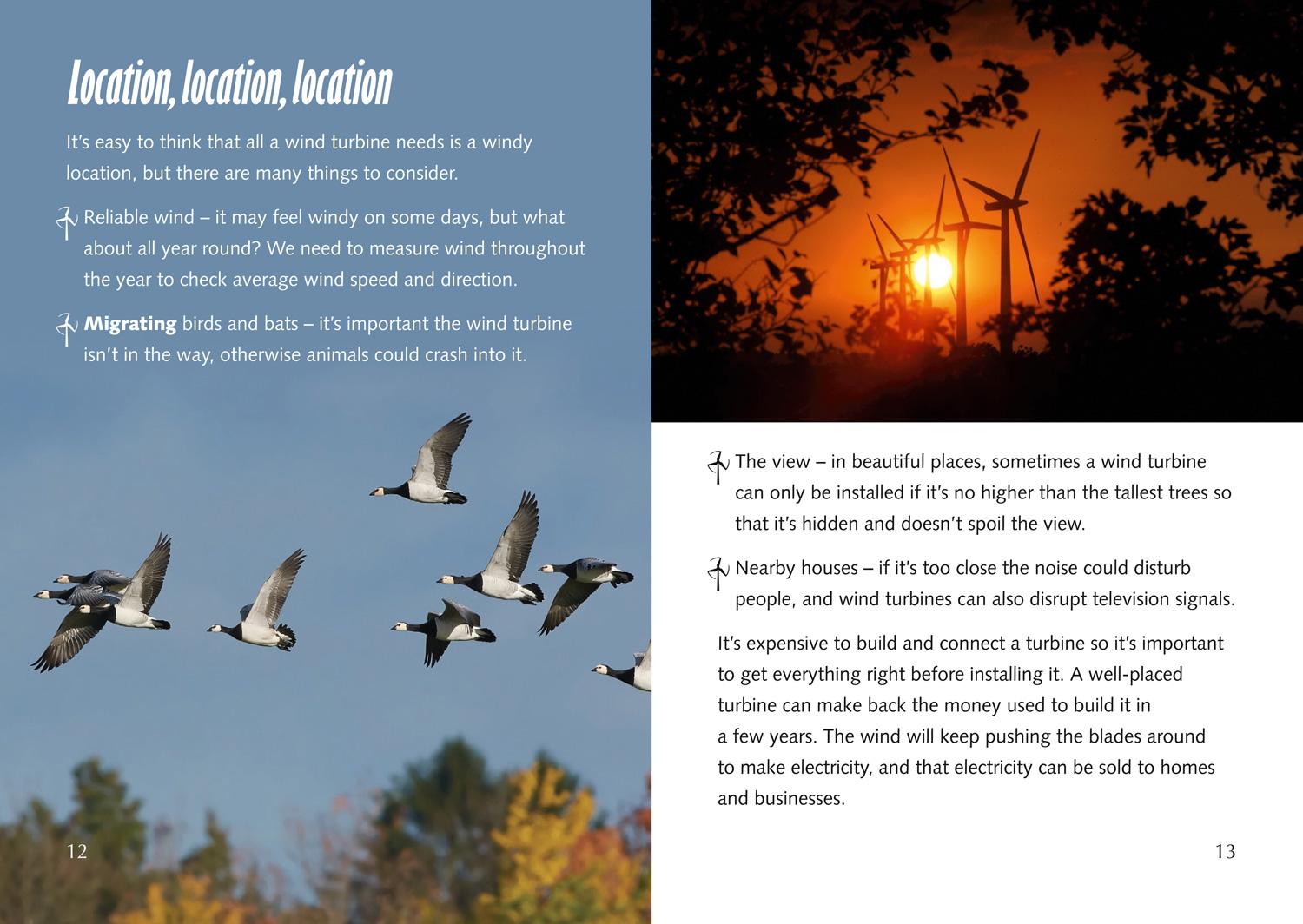 Beispielinhalt (Bild) Collins Big Cat - From Wind to Warmth