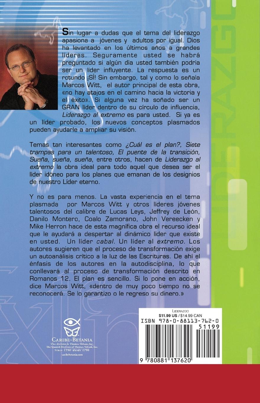 Rückseitencover LIDERAZGO AL EXTREMO   (EXTREME LEADERSHIP)