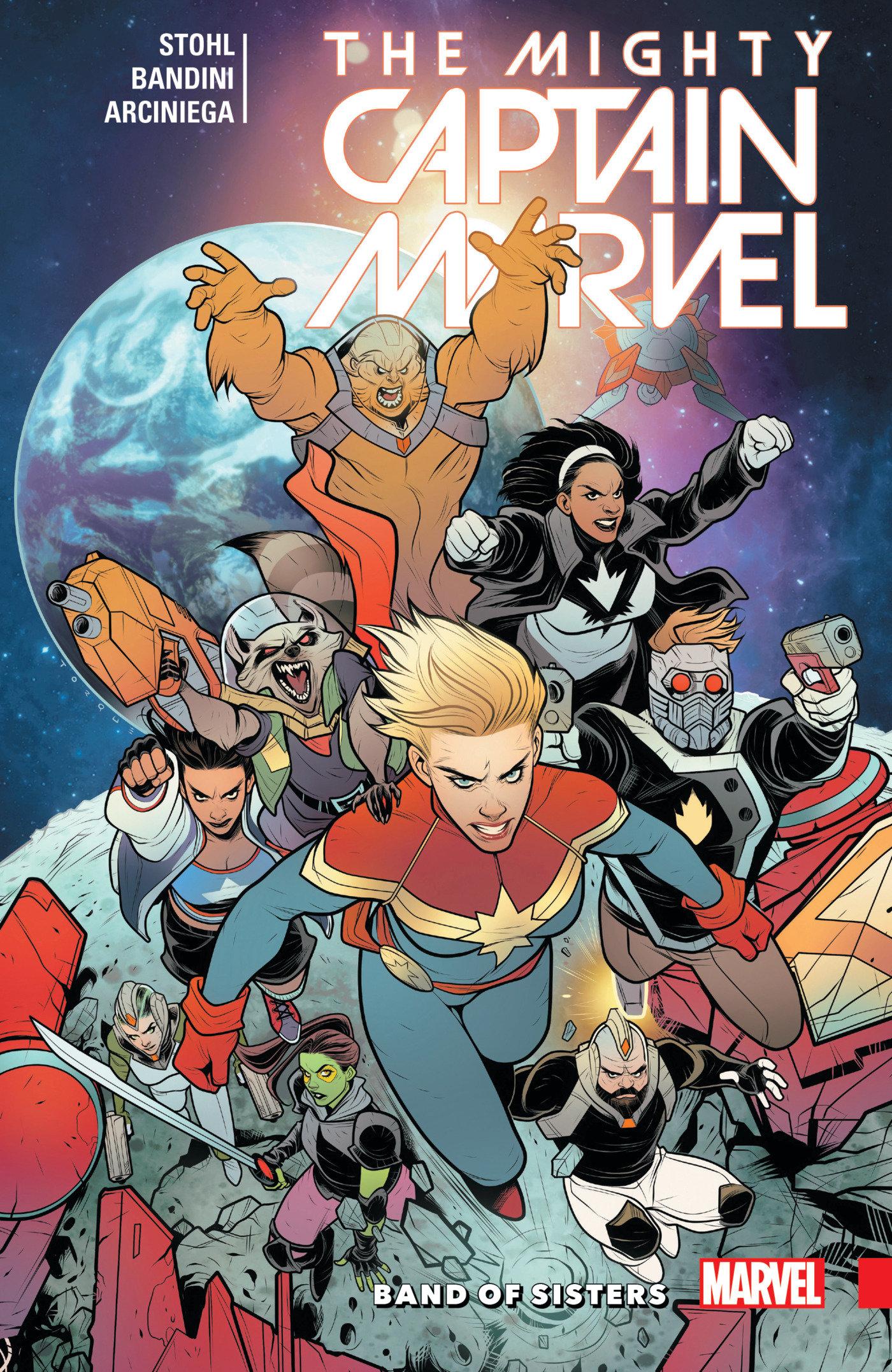 Vorderes Coverbild The Mighty Captain Marvel Vol. 2: Band of Sisters