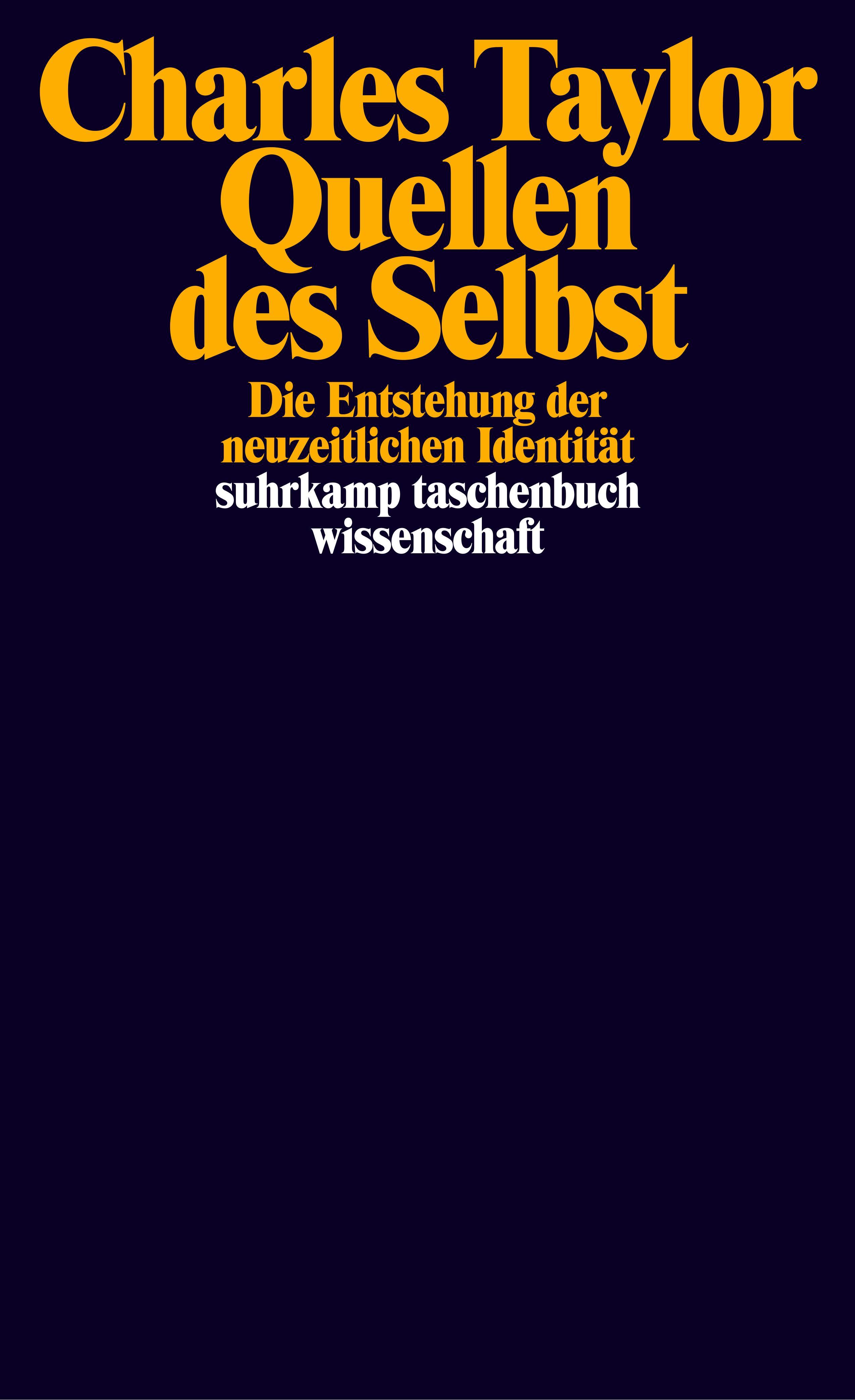 Vorderes Coverbild Quellen des Selbst