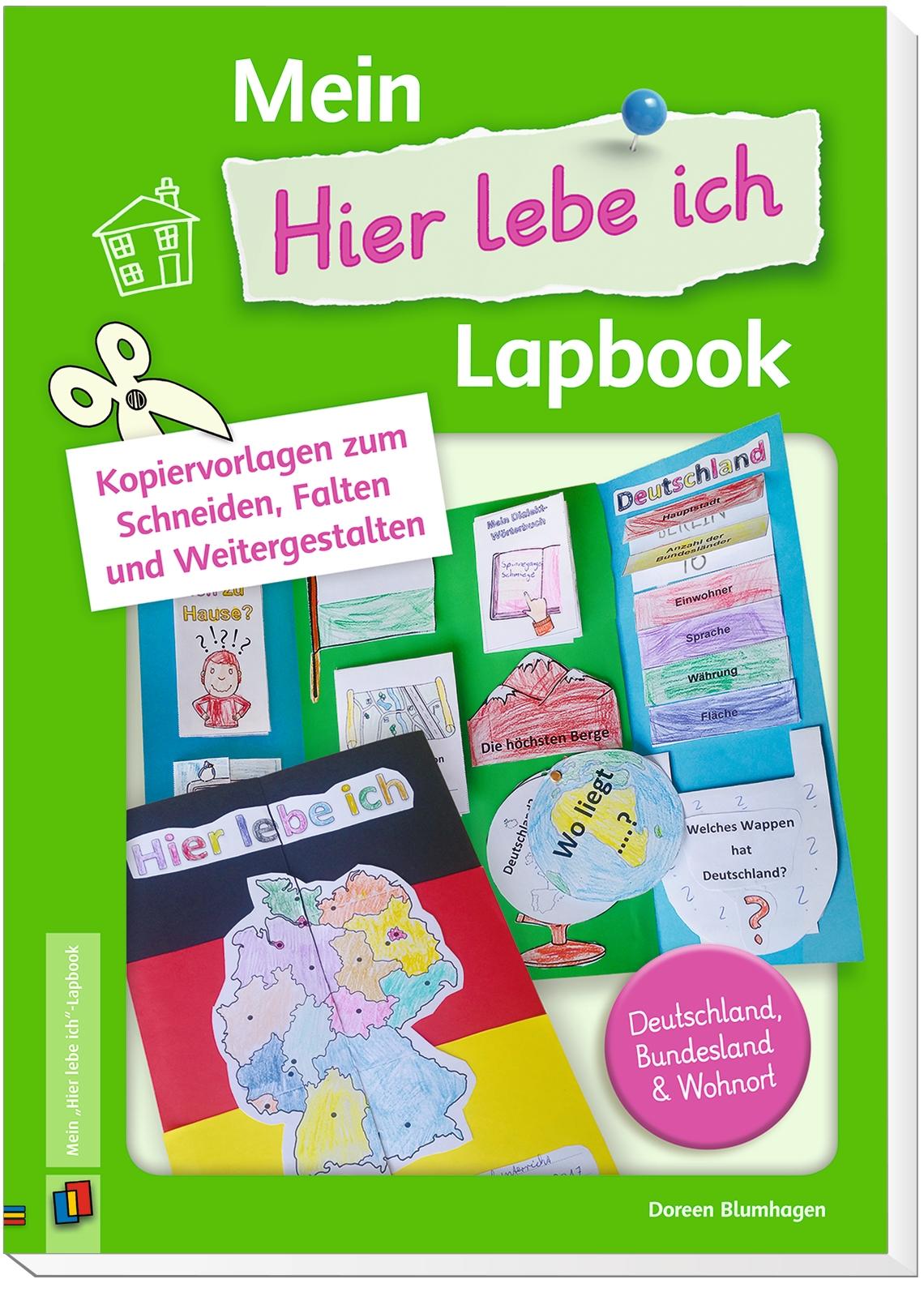 Beispielinhalt (Bild) Mein "Hier lebe ich"-Lapbook