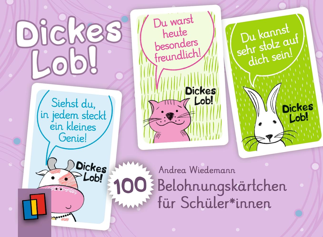 Vorderes Coverbild Dickes Lob! 100 Belohnungskärtchen für Schüler