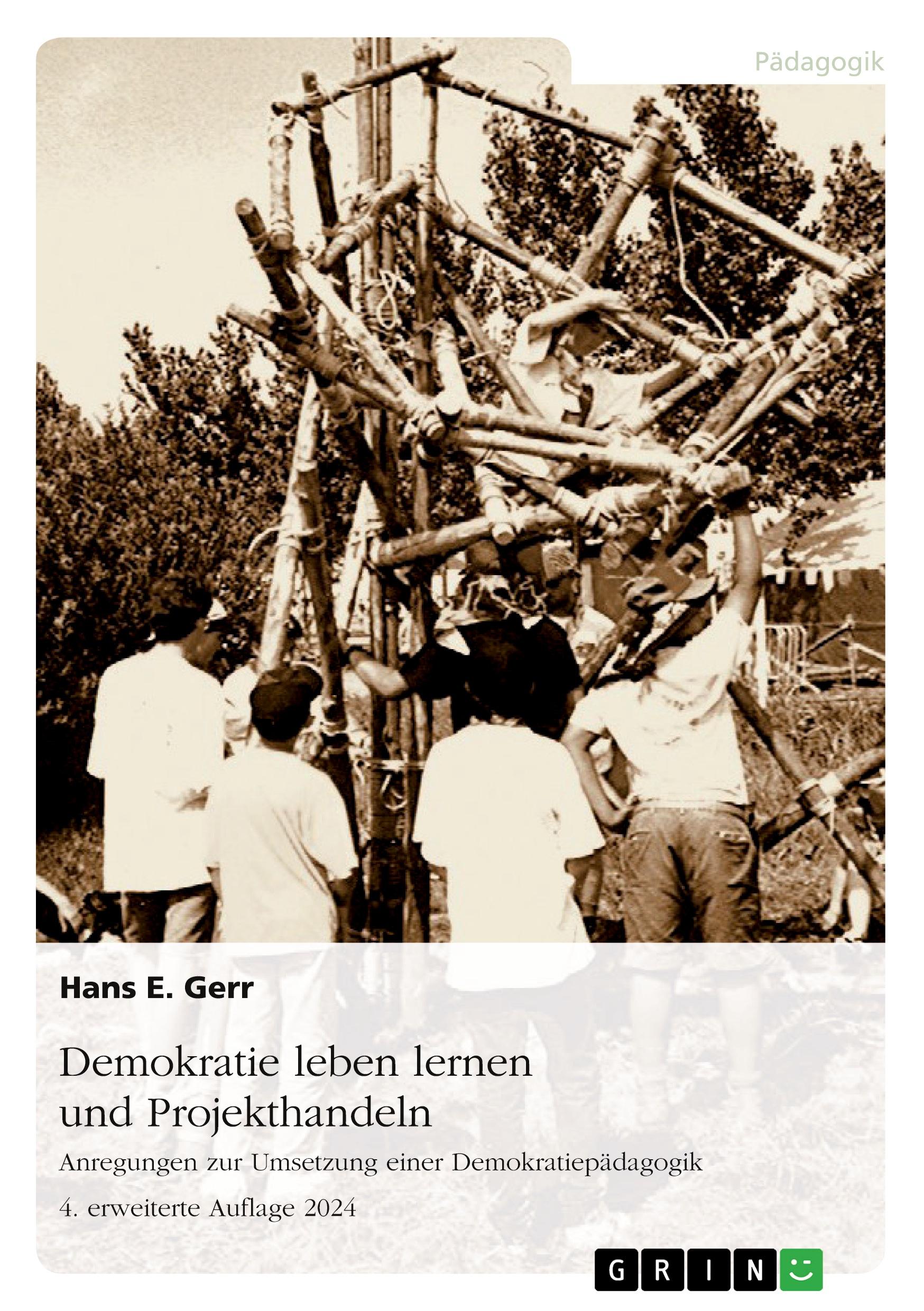 Vorderes Coverbild Demokratie leben lernen und Projekthandeln. Anregungen zur Umsetzung einer Demokratiepädagogik