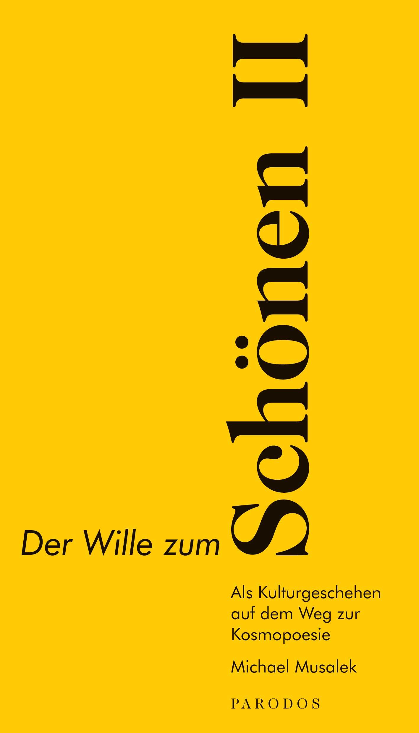 Vorderes Coverbild Der Wille zum Schönen II