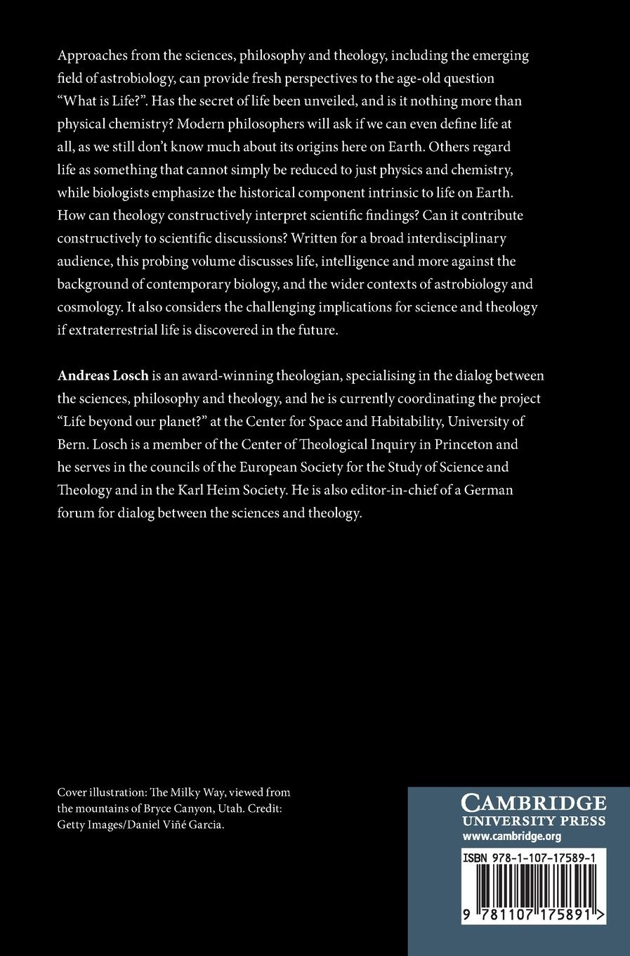 Rückseitencover What is Life? On Earth and Beyond