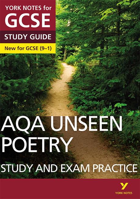 Vorderes Coverbild AQA English Literature Unseen Poetry Study and Exam Practice York Notes GCSE - for 2026, 2027 exams