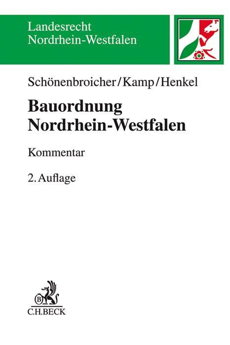 Vorderes Coverbild Bauordnung Nordrhein-Westfalen