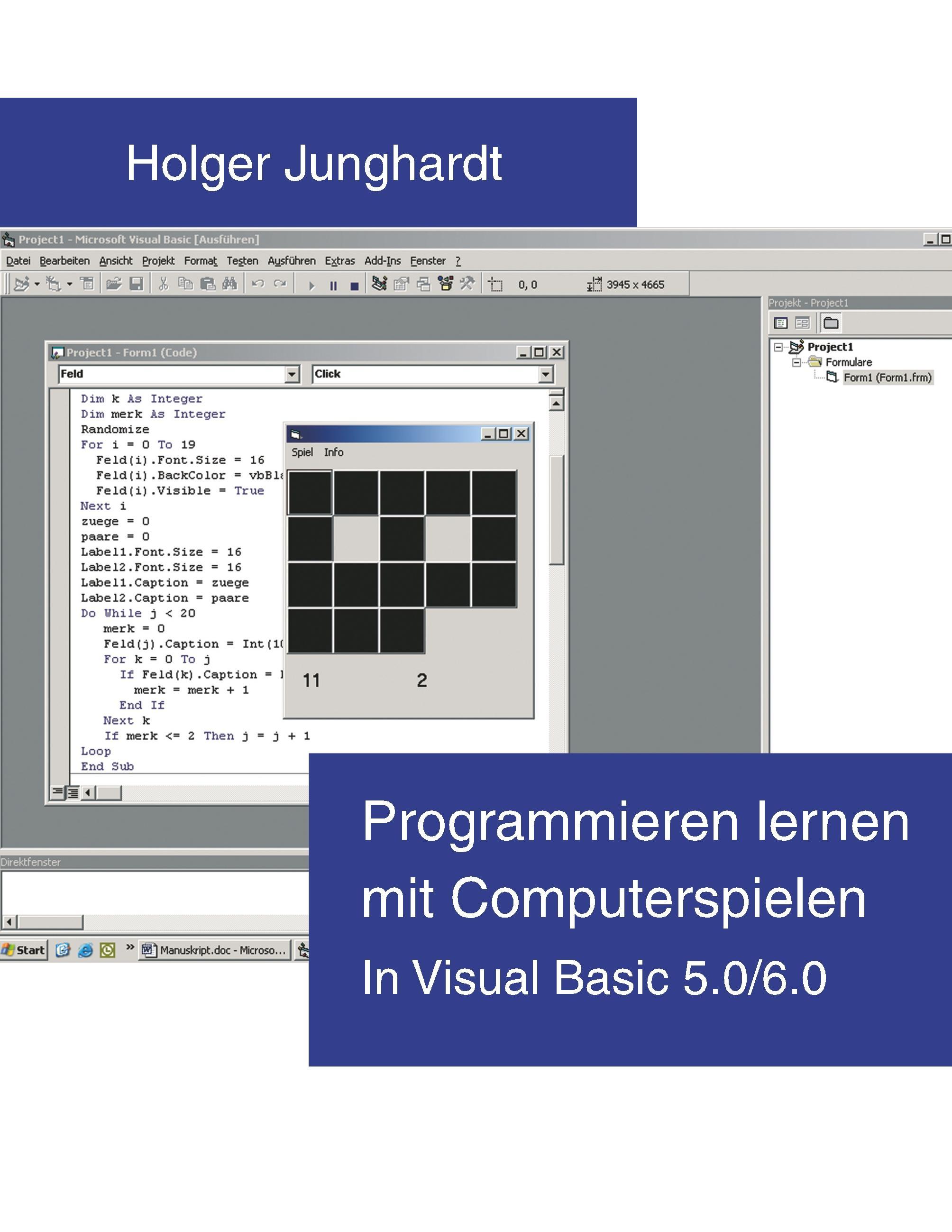Vorderes Coverbild Programmieren lernen mit Computerspielen