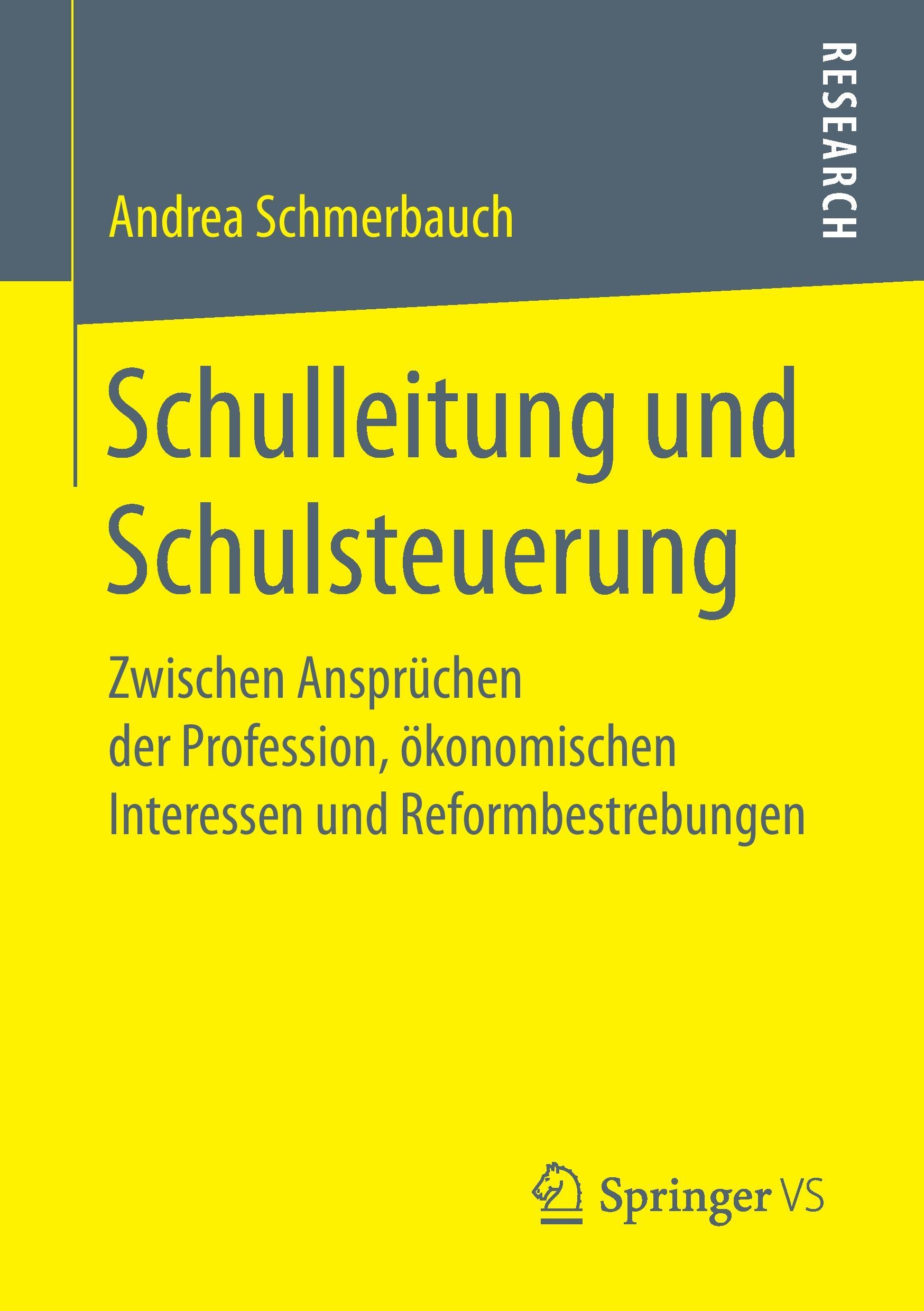 Vorderes Coverbild Schulleitung und Schulsteuerung