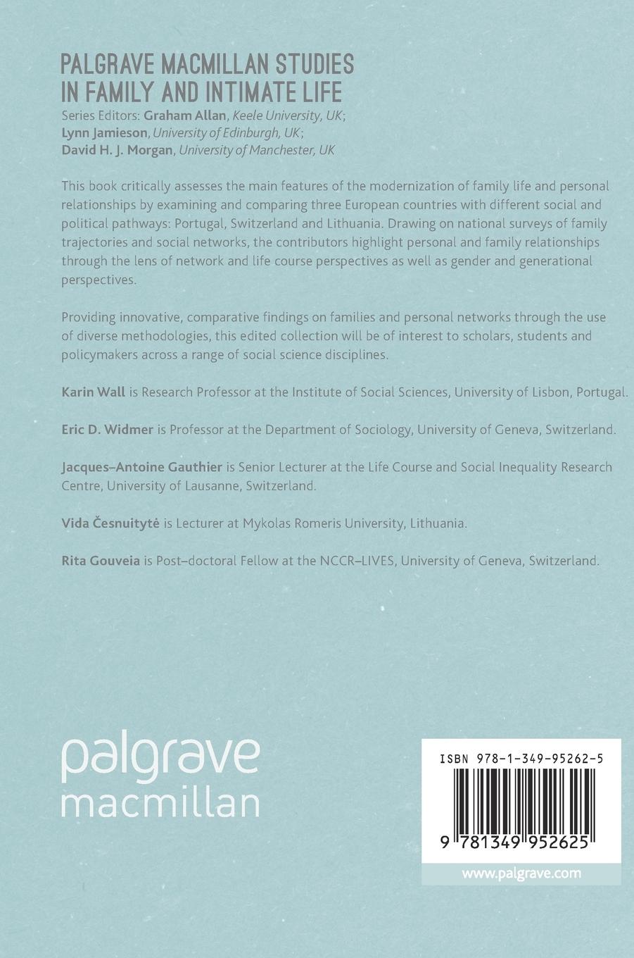 Rückseitencover Families and Personal Networks