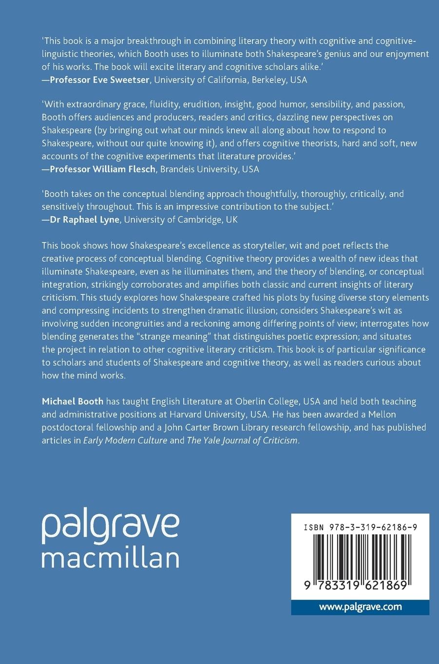 Rückseitencover Shakespeare and Conceptual Blending