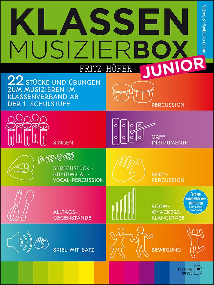 Vorderes Coverbild Klassenmusizierbox Junior