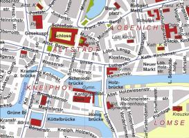 Beispielinhalt (Bild) Stadtplan Königsberg 1931 / Kaliningrad heute 1:12.000
