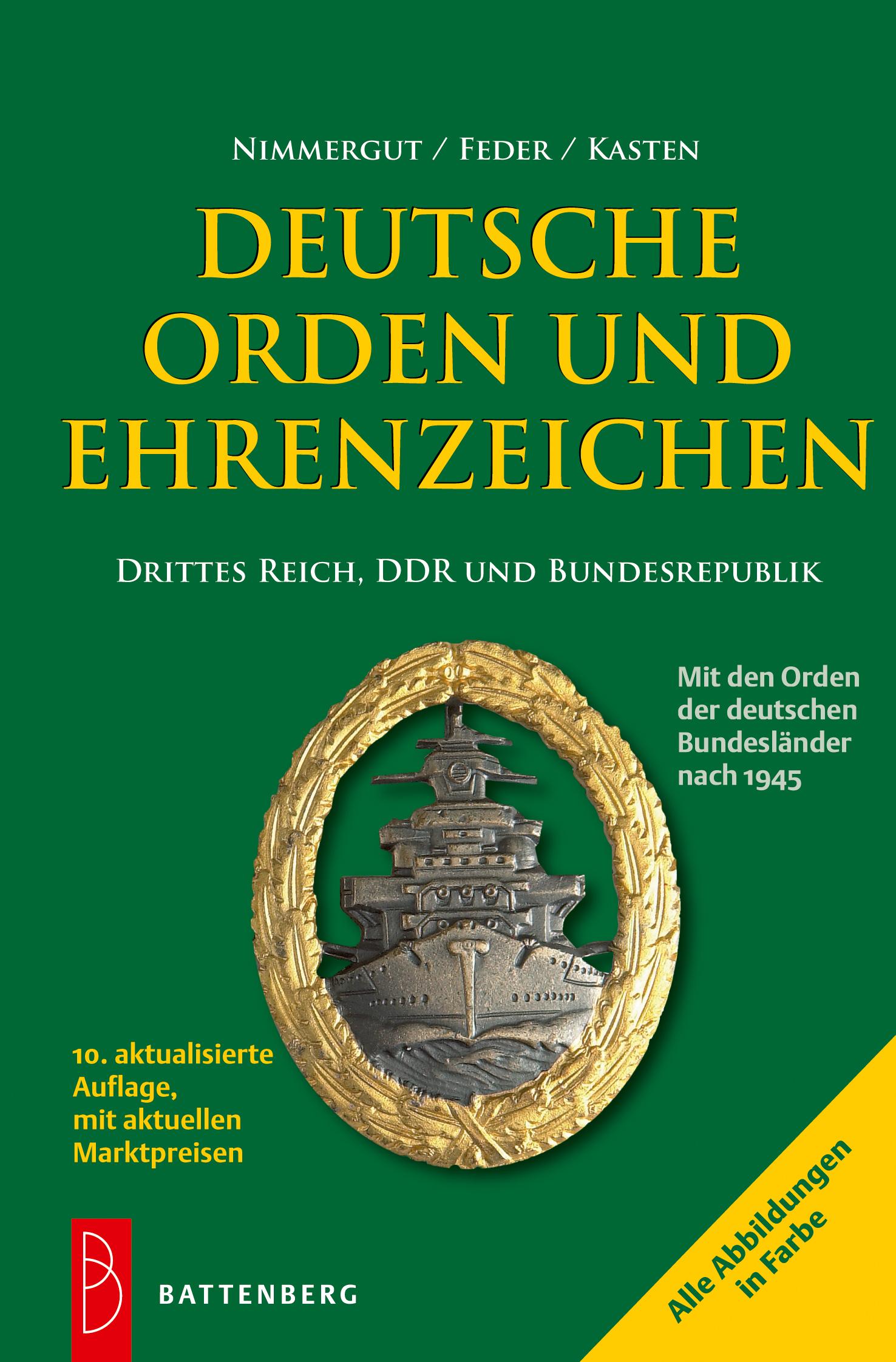 Vorderes Coverbild Deutsche Orden und Ehrenzeichen