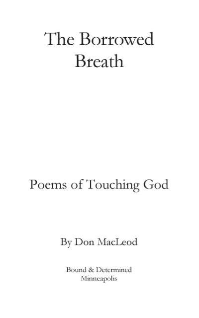 Vorderes Coverbild The Borrowed Breath