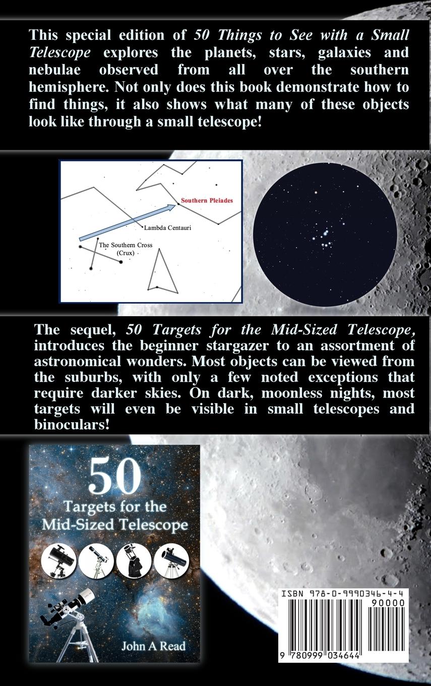 Rückseitencover 50 Things to See with a Small Telescope (Southern Hemisphere Edition)