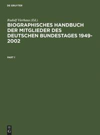 Vorderes Coverbild Biographisches Handbuch der Mitglieder des Deutschen Bundestages 1949-2002