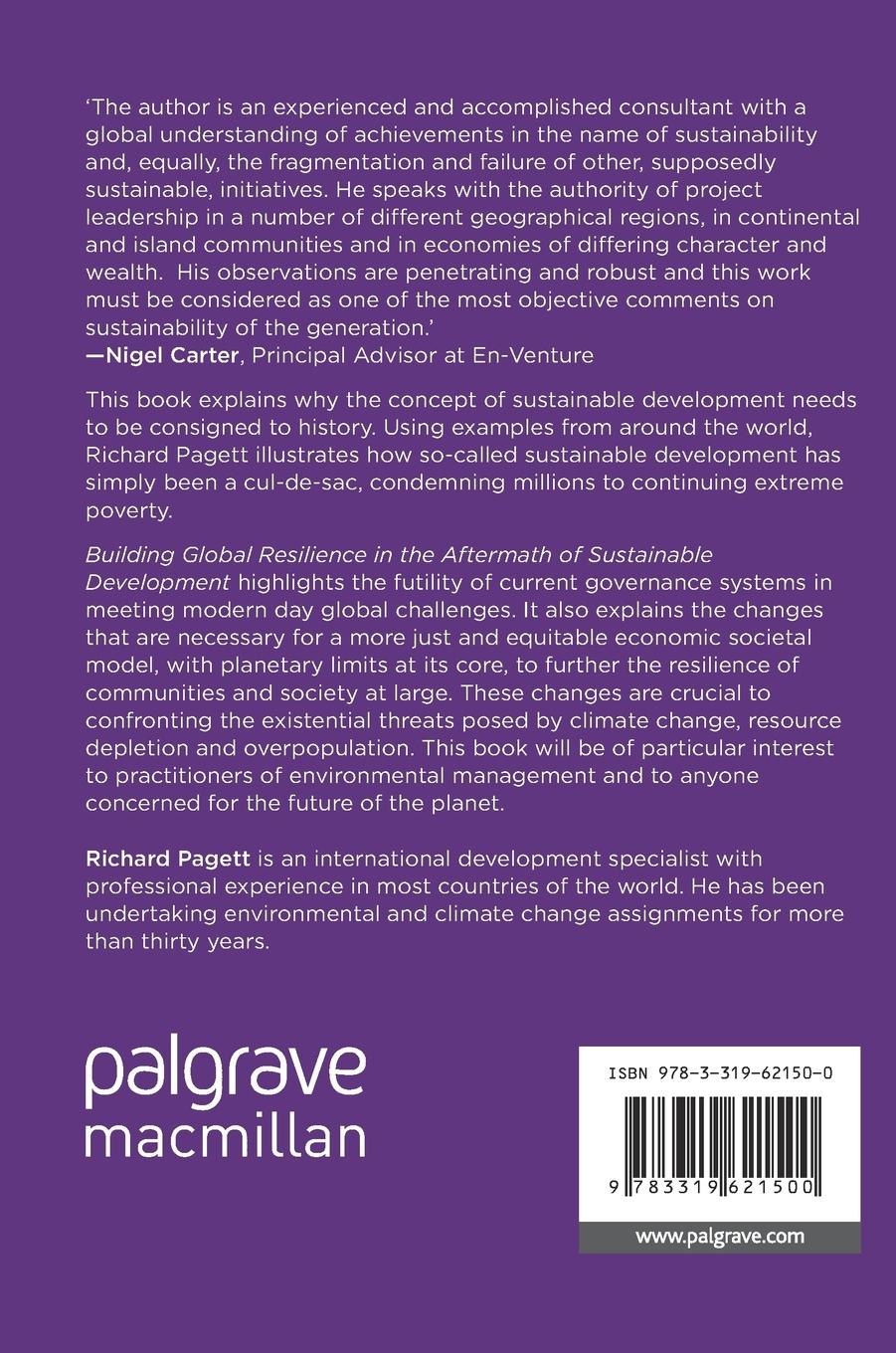 Rückseitencover Building Global Resilience in the Aftermath of Sustainable Development