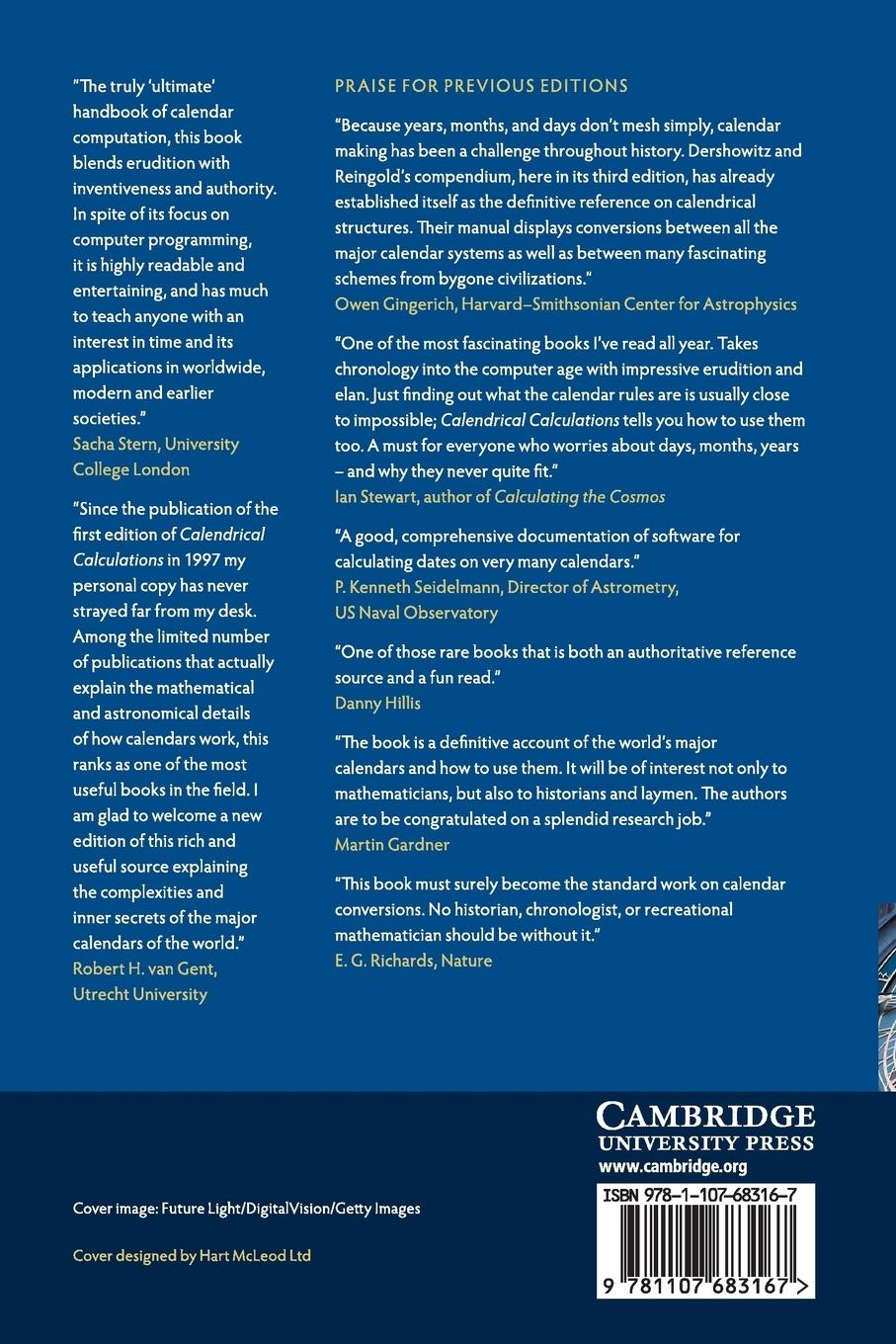 Rückseitencover Calendrical Calculations