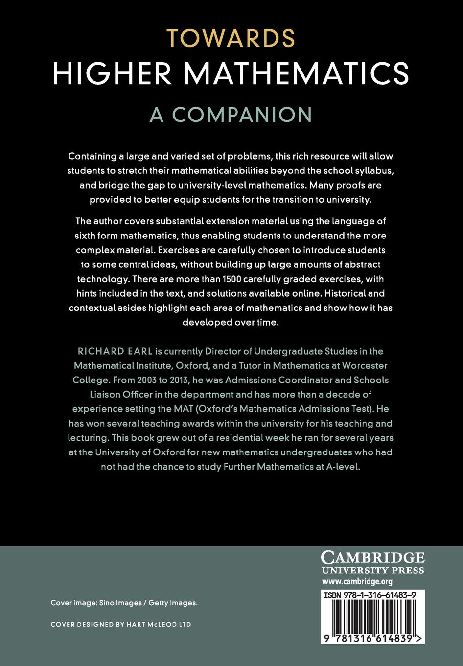 Rückseitencover Towards Higher Mathematics