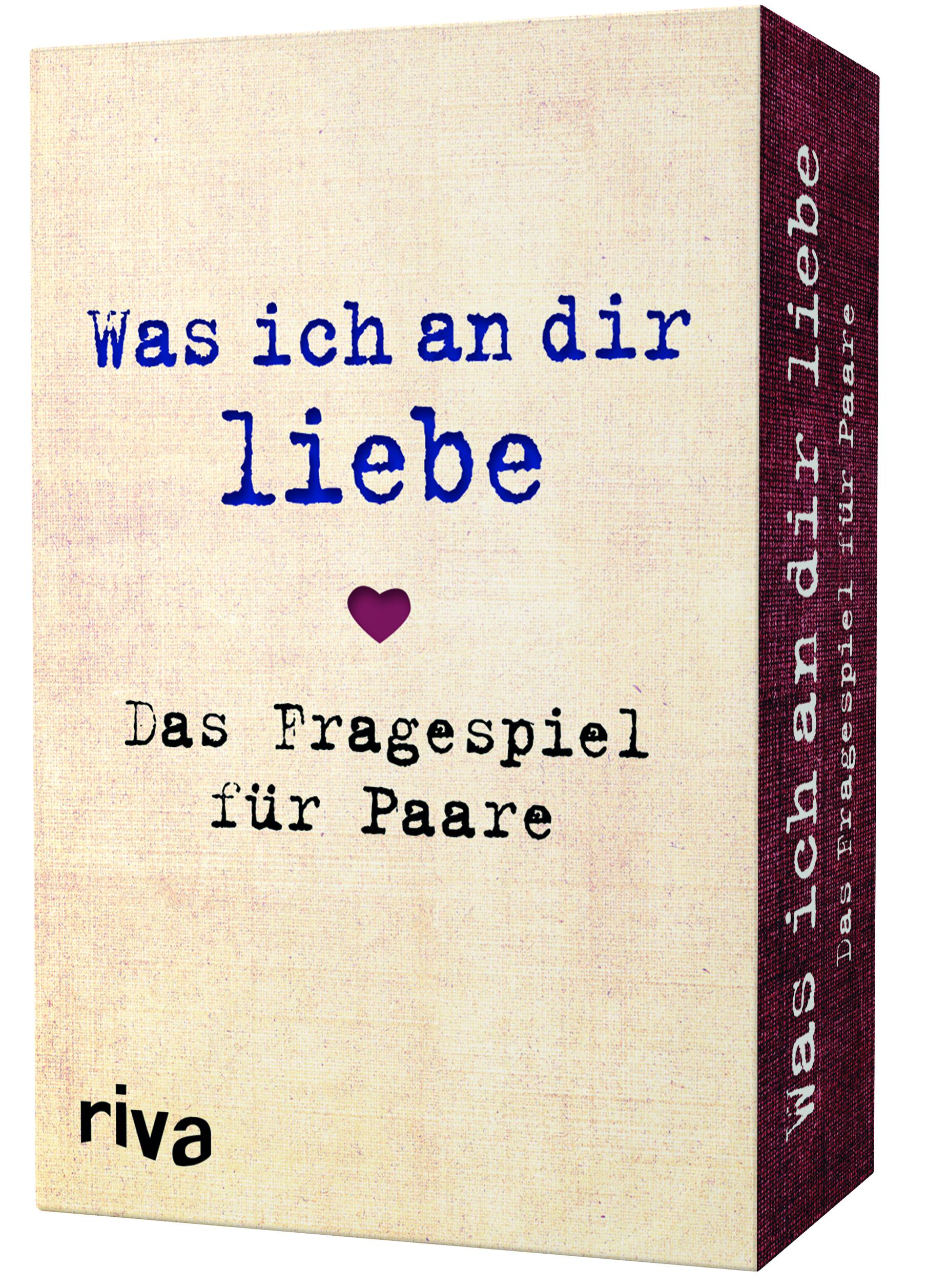 Vorderes Coverbild Was ich an dir liebe - Das Fragespiel für Paare
