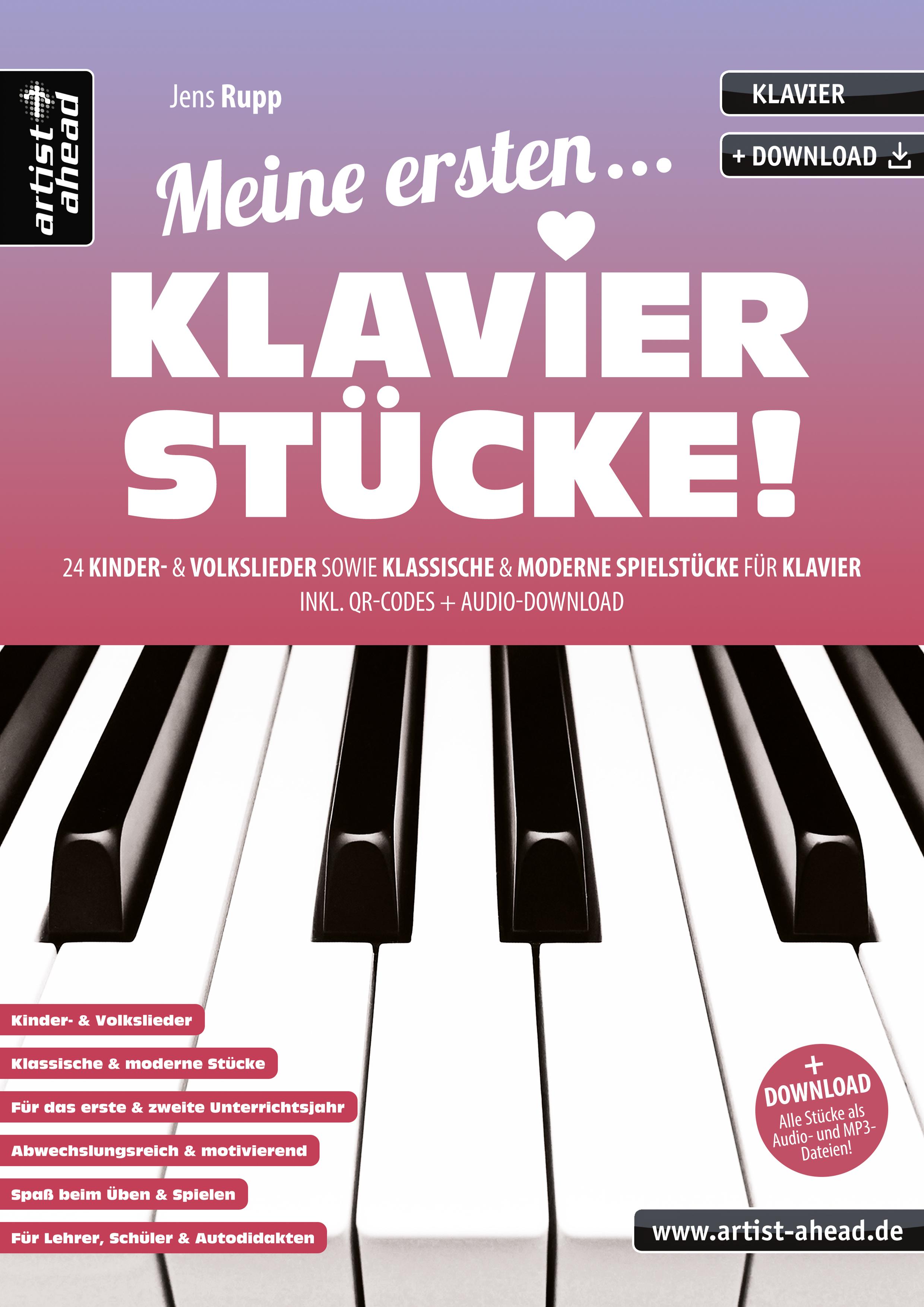 Vorderes Coverbild Meine ersten Klavierstücke!