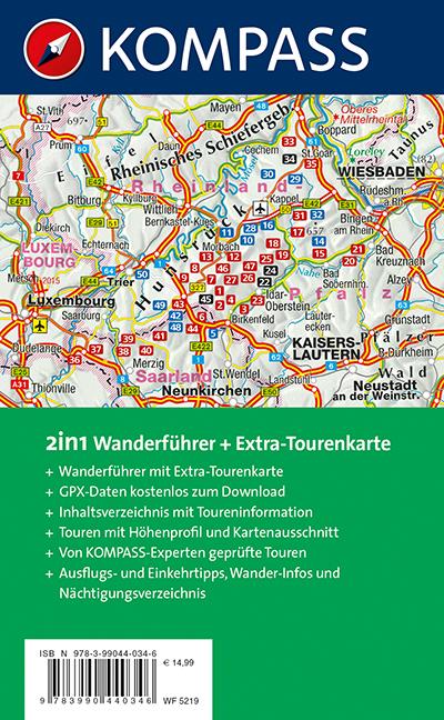 Rückseitencover Hunsrück mit Saar-Hunsrück-Steig