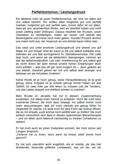 Beispielinhalt (Bild) Alleingeborener Zwilling