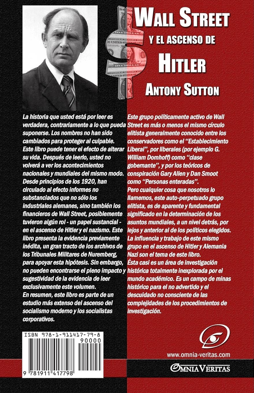Rückseitencover Wall Street y el ascenso de Hitler