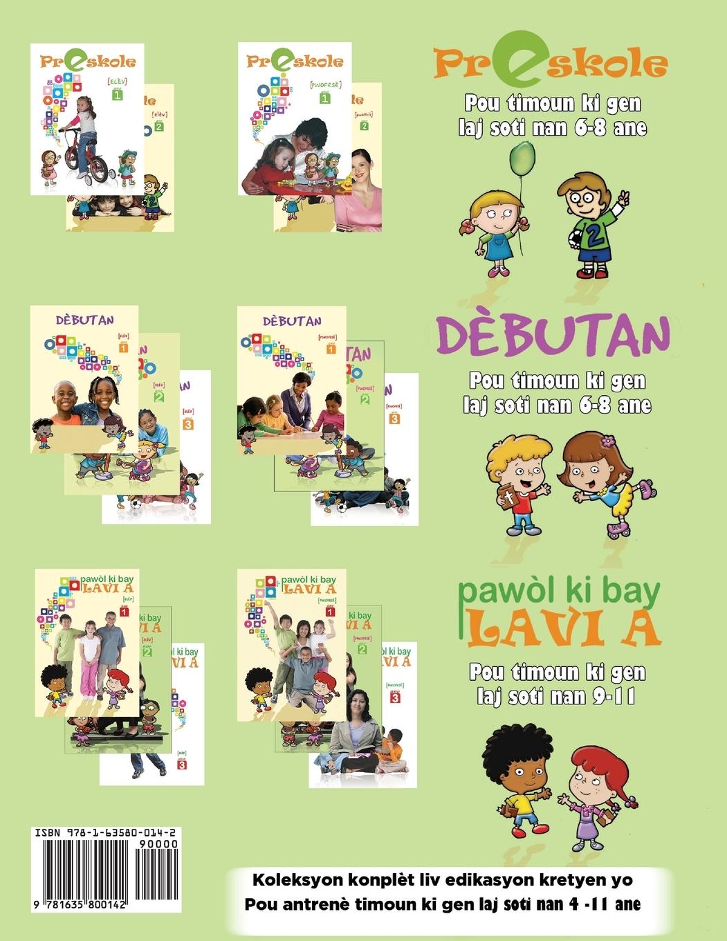 Rückseitencover Pawol ki bay lavi a, ane 2, pwofese